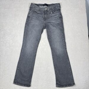 Gap Denim Baby Boot Jeans 12/31R Gray Wash Bootcut Women's Mid Rise